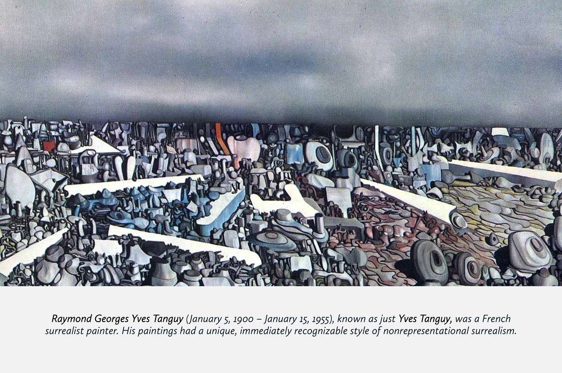 伊夫·唐基（Yves Tanguy）艺术油画Procreate笔刷 笔刷资源 第7张