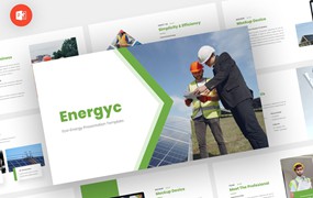 环保生态能源PPT素材 Energyc – Eco Energy Powerpoint Template