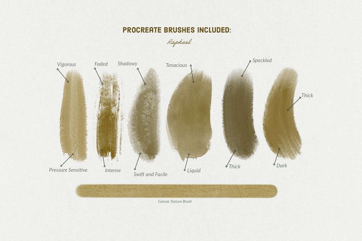 拉斐尔（Raffaello Santi）古典艺术油画Procreate笔刷 笔刷资源 第2张