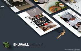 餐饮品牌推广PPT演示文稿 Shuwall – Powerpoint Template