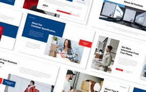 航运代理幻灯片演示PPT模板 Shipping Agency Powerpoint Presentation Template