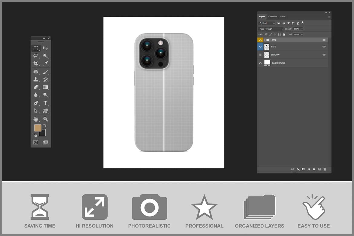 iPhone 14 Pro手机壳设计样机 Phone Case Mockups 样机素材 第5张