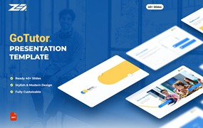 大学教育幻灯片Powerpoint模板 GoTutor – Education Powerpoint Template