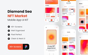 NFT市场App应用程序 UI 套件