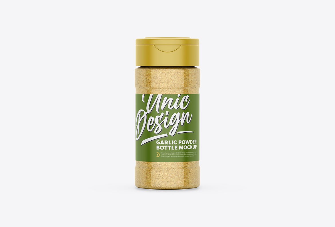 大蒜粉瓶包装设计样机 Garlic Powder Bottle Mockup 样机素材 第3张