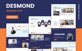 商业计划演示PPT幻灯片模板 Business Plan Powerpoint Template