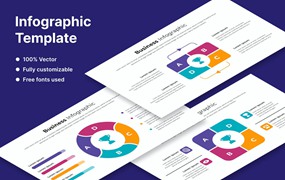 成功步骤信息图表设计模板 Success Step Infographics