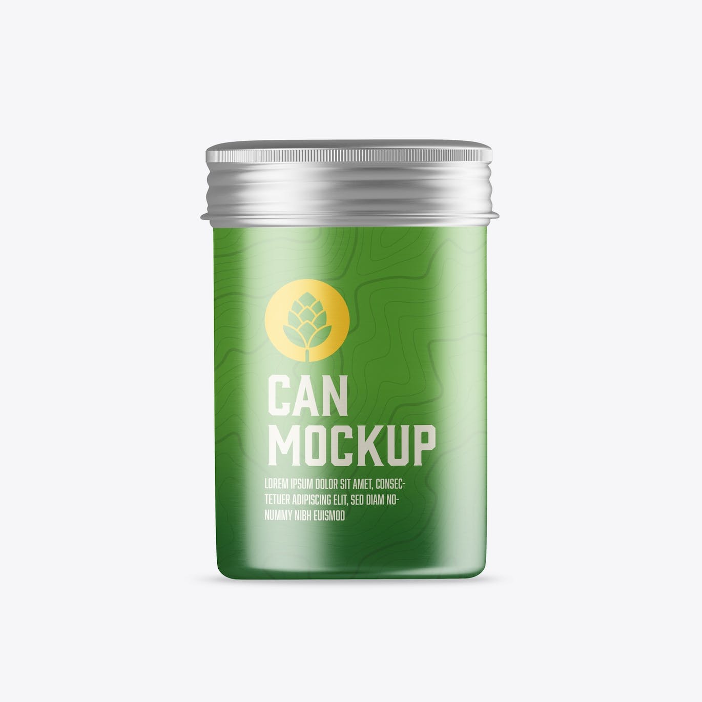 茶叶罐锡罐包装设计样机 Colored Tin Mockup 样机素材 第5张