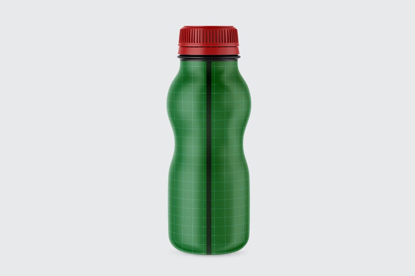 哑光酸奶瓶包装设计样机 Matte Yogurt Bottle Mockup 样机素材 第8张