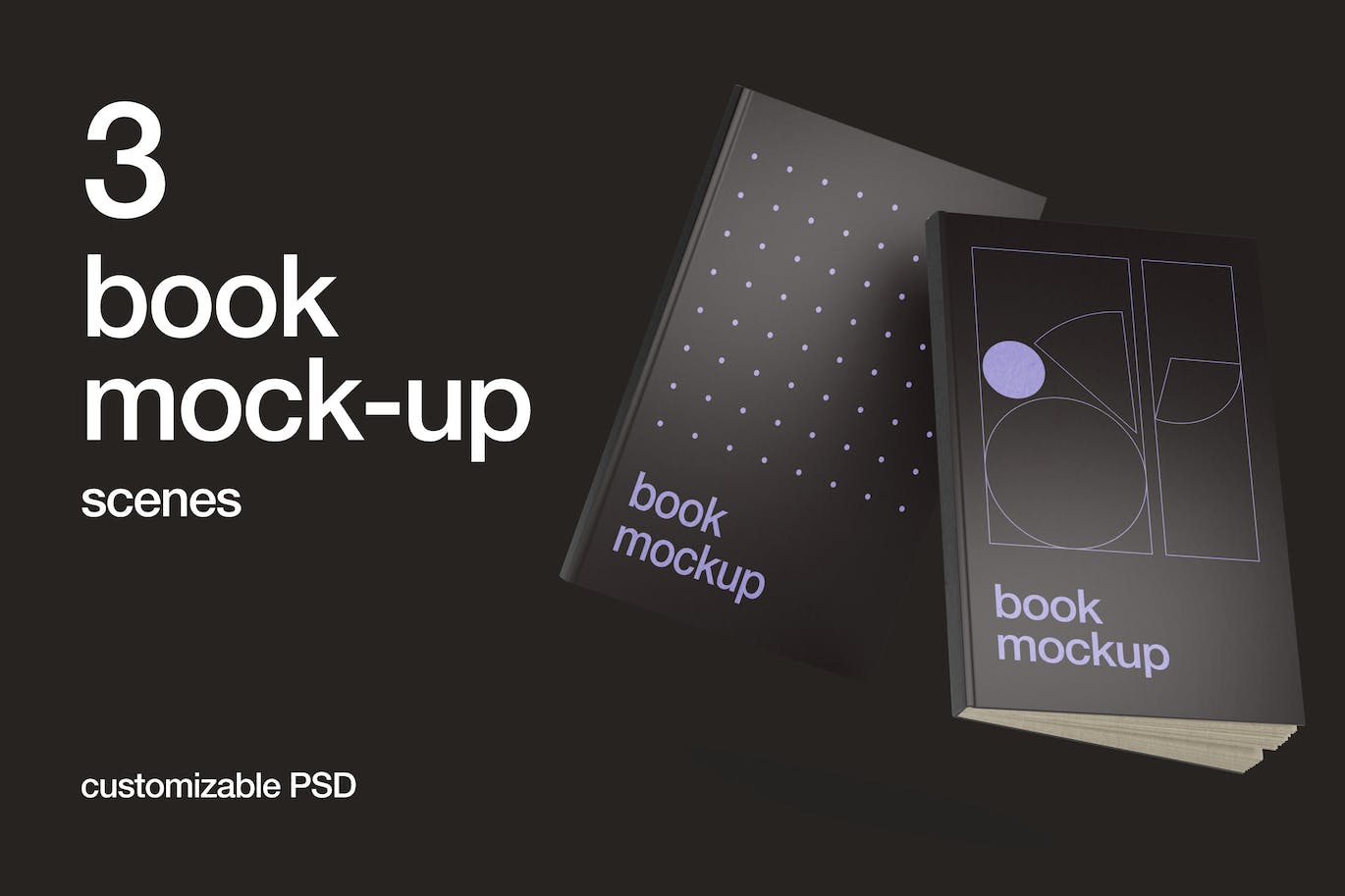 书籍效果图展示样机 Book Mockups 样机素材 第1张