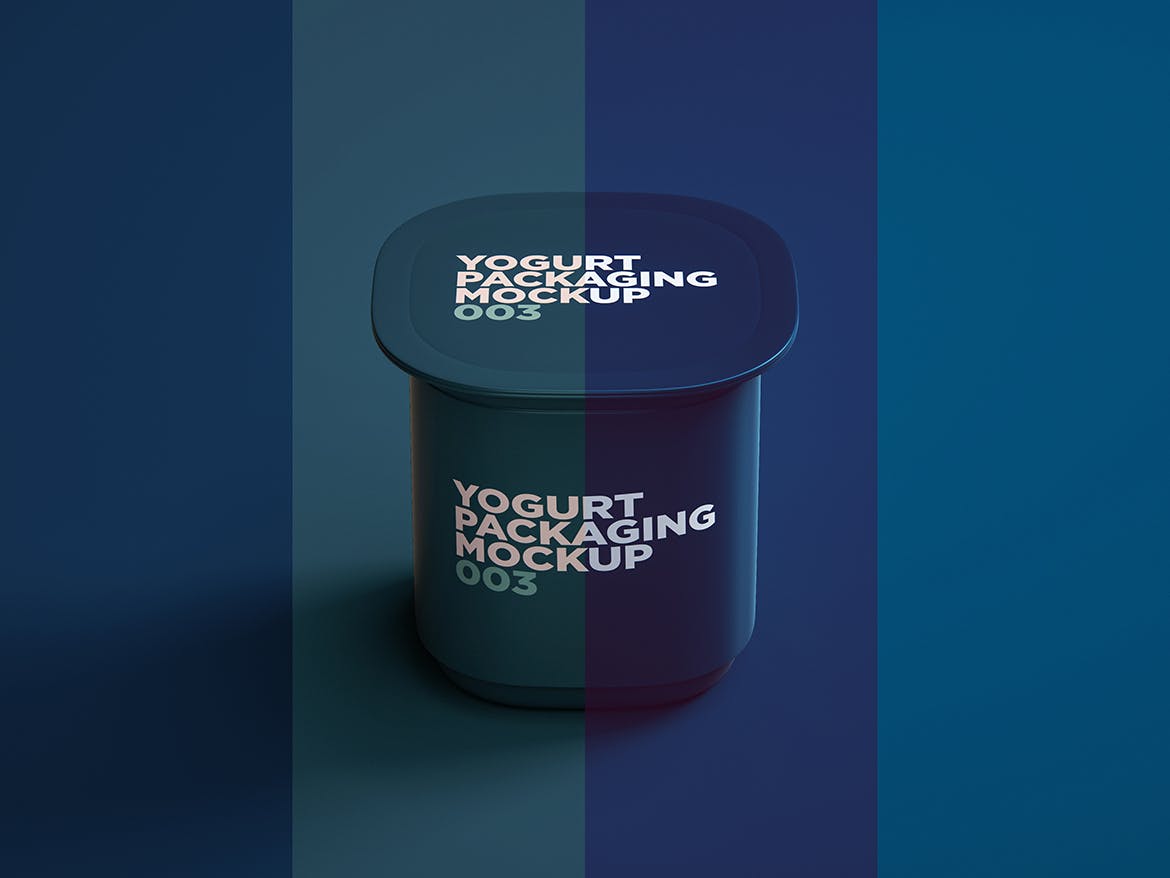 酸奶包装设计样机v3 Yogurt Packaging Mockup 003 样机素材 第5张