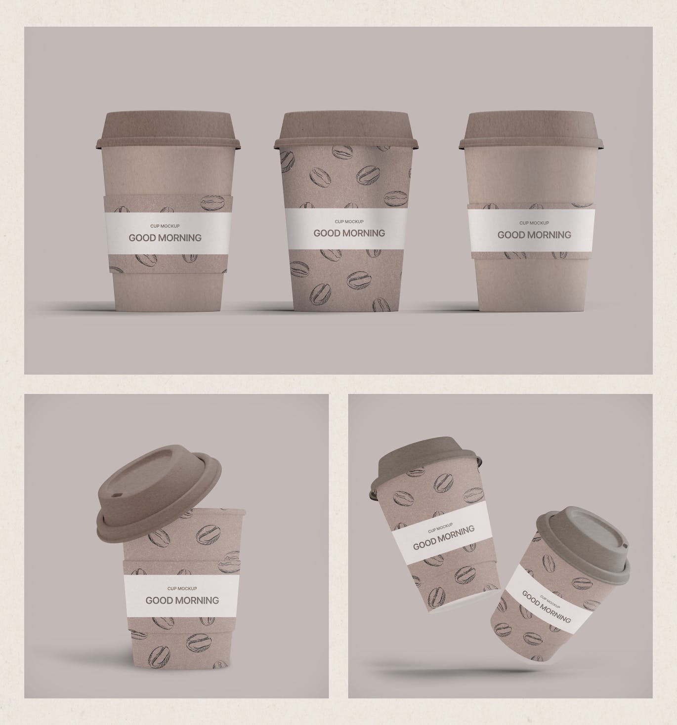 纸杯咖啡杯设计样机 Paper Cup Mockups 样机素材 第4张