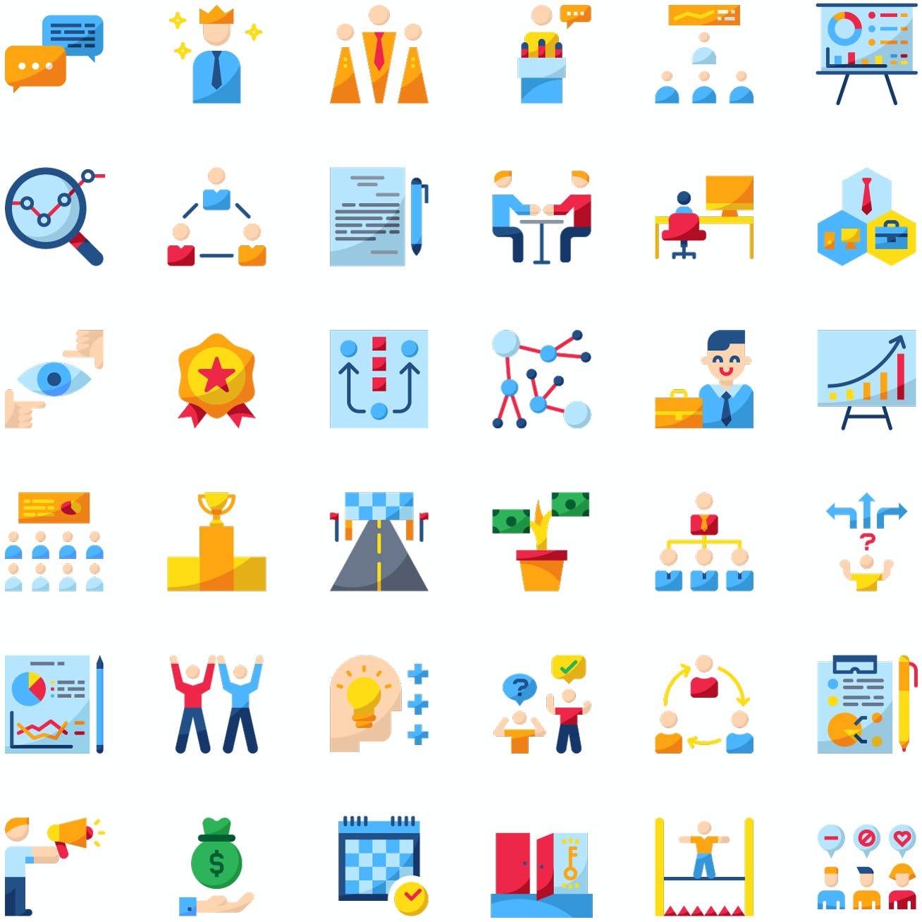 商业发展业务图标集 Business Icon Pack 图标素材 第4张