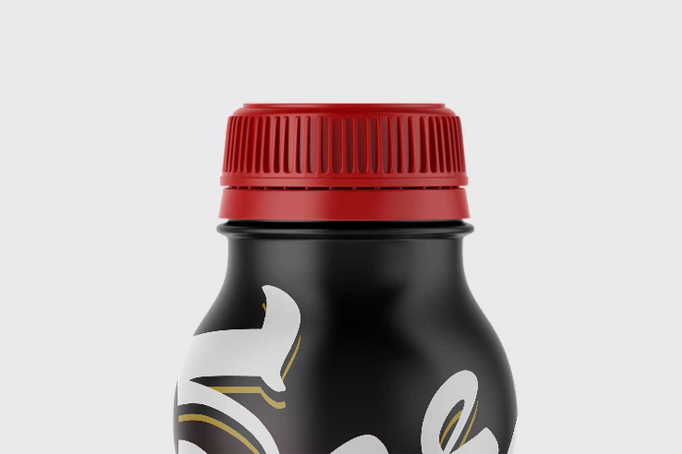 哑光酸奶瓶包装设计样机 Matte Yogurt Bottle Mockup 样机素材 第5张