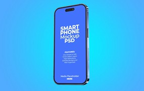 iPhone14苹果手机3D样机v1 3D Phone Mockup Vol 01