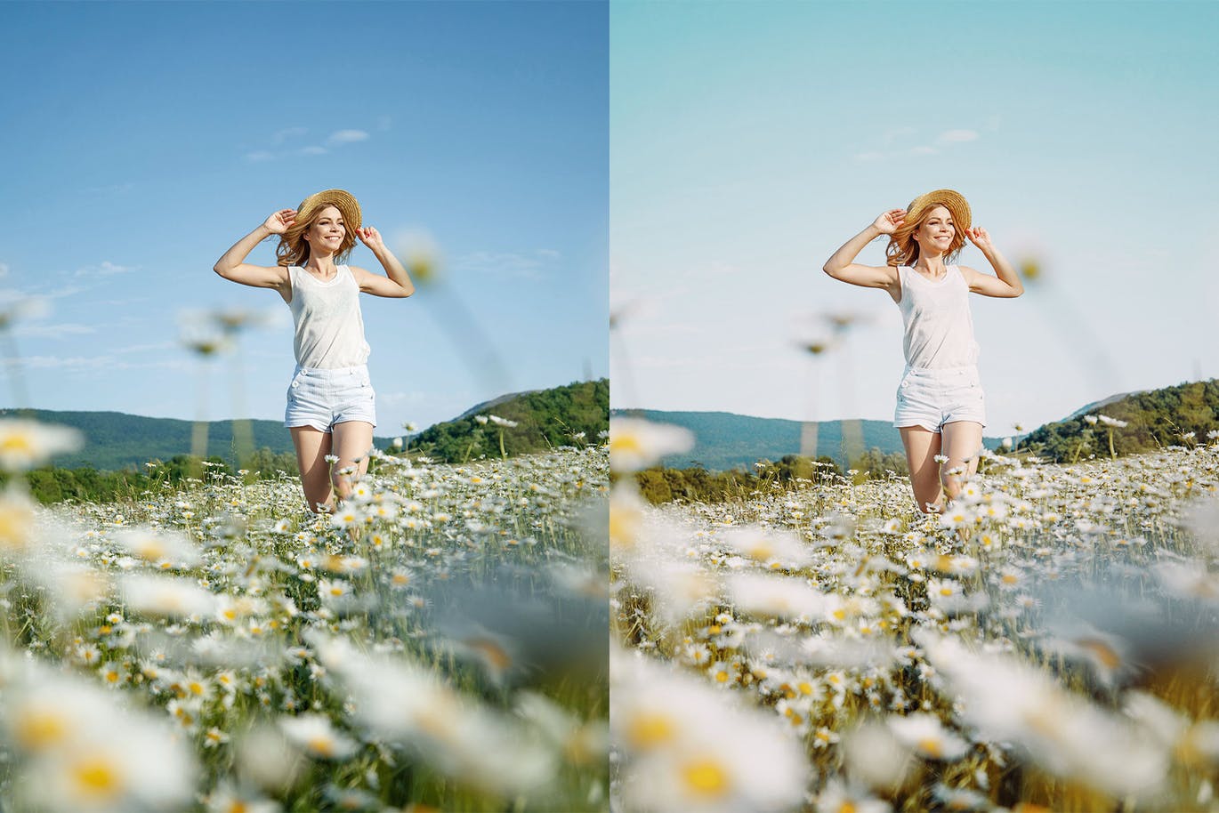 春季照片拍摄后期调色LR预设 25 Bright Spring Lightroom Presets and LUTs 插件预设 第4张