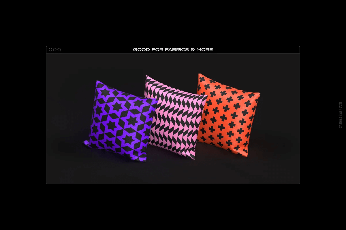 潮流现代优雅极简时尚几何无缝拼接图案素材合辑 Bold geometric seamless patterns 图标素材 第3张