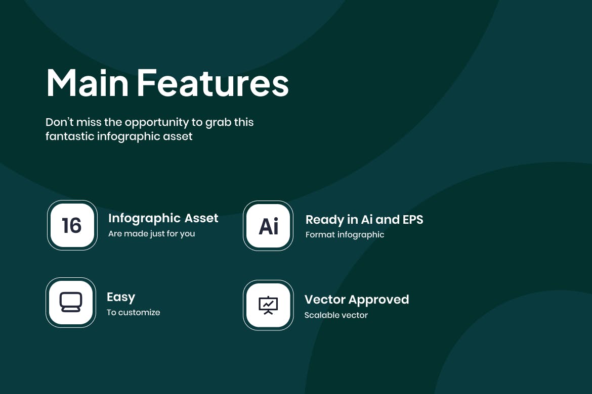 对比比较信息图表矢量模板 Comparison Infographic Asset illustrator 幻灯图表 第4张