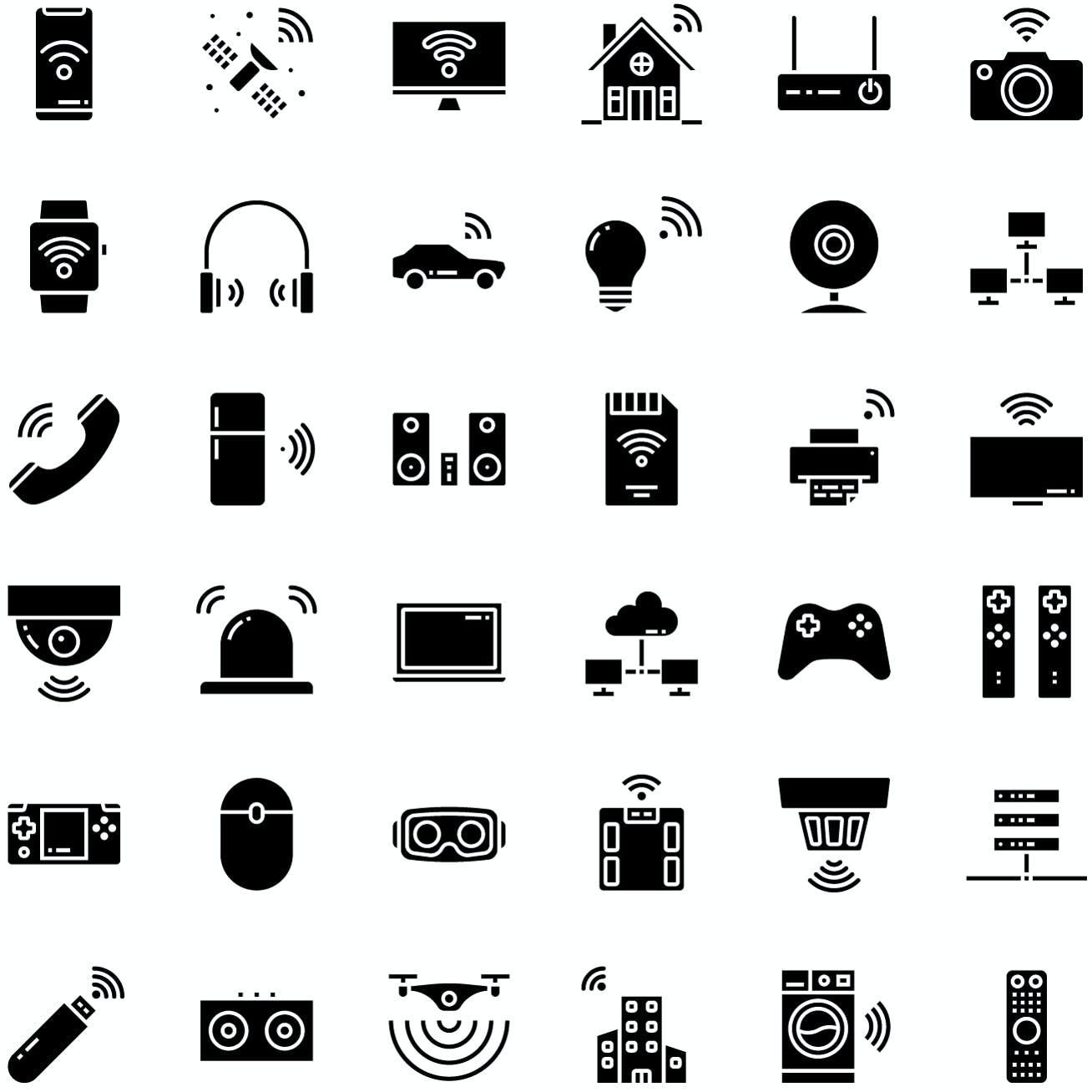 设备无线连接图标集 Device Connectivity Icon Pack 图标素材 第4张