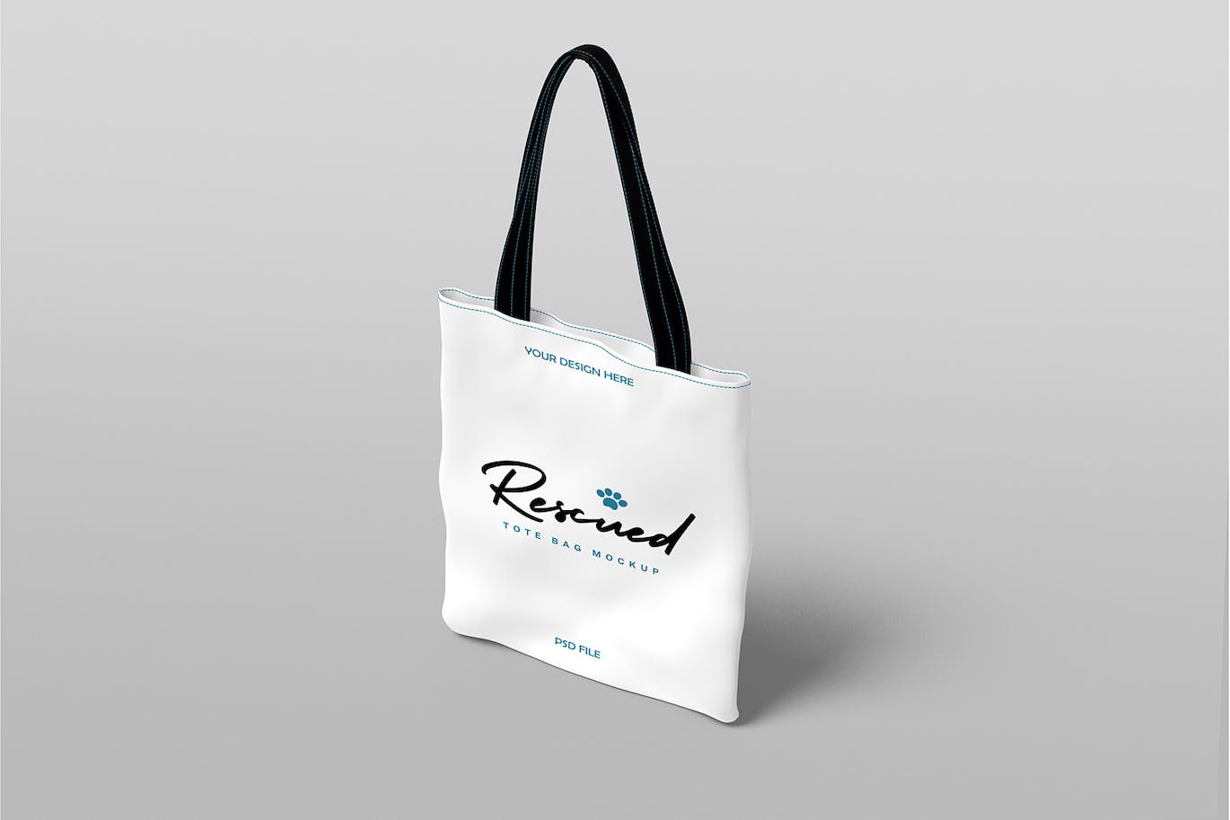 环保手提袋品牌设计样机 Tote Bag Mockup 样机素材 第4张