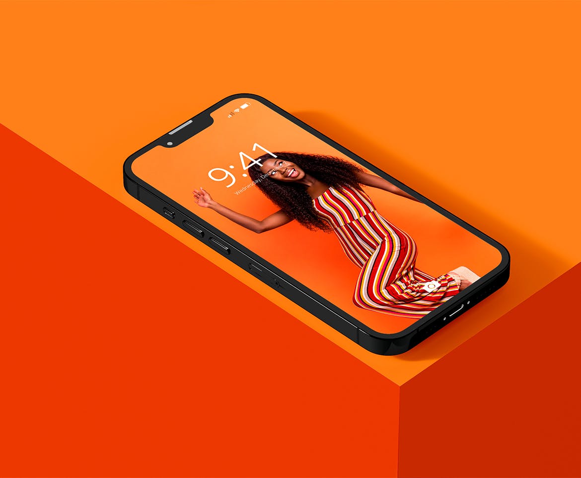 智能手机iPhone屏幕设计样机v4 Smartphone Screen Design Mockup 样机素材 第2张