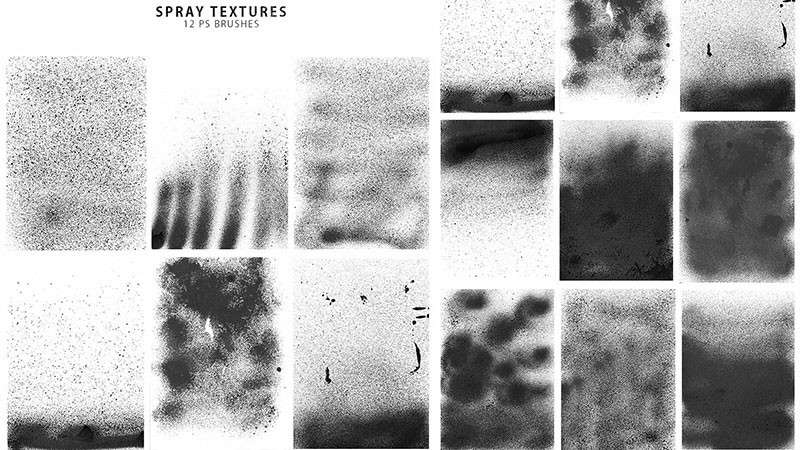 214个喷漆喷雾效果Photoshop笔刷套装 笔刷资源 第5张