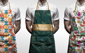 围裙图案设计样机 Apron Mockup 1.0