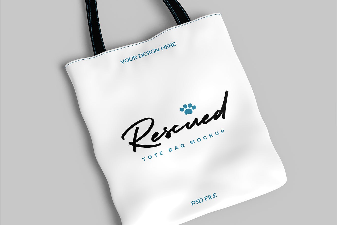 环保手提袋品牌设计样机 Tote Bag Mockup 样机素材 第2张