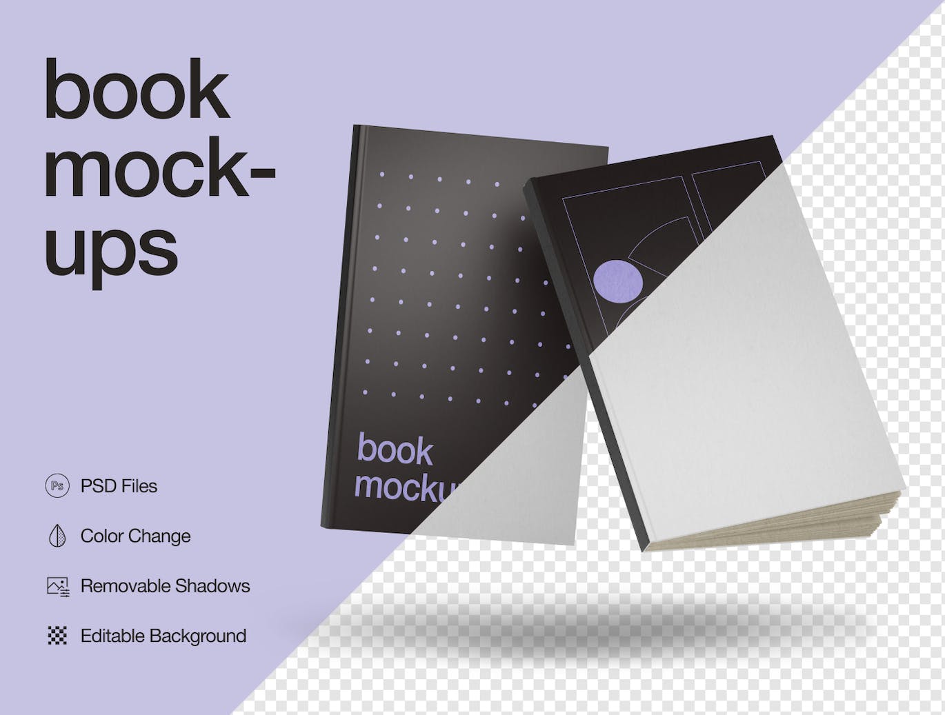 书籍效果图展示样机 Book Mockups 样机素材 第2张