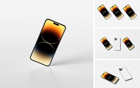 新款iPhone14 Pro Max苹果手机样机 iPhone 14 Pro Max Mockup