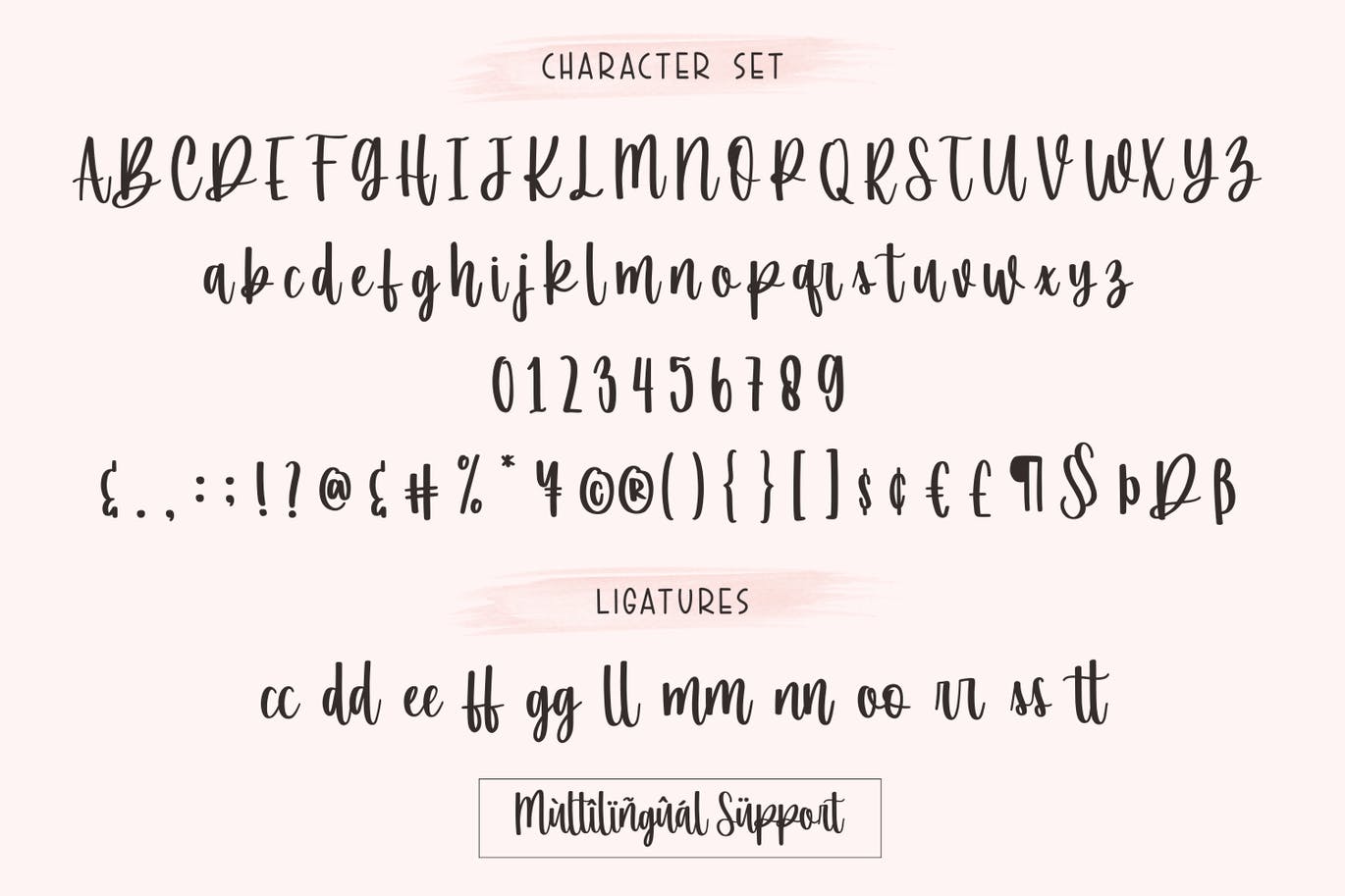 春季营销手写手绘字体 Spring Market – Handwritten Font 设计素材 第5张