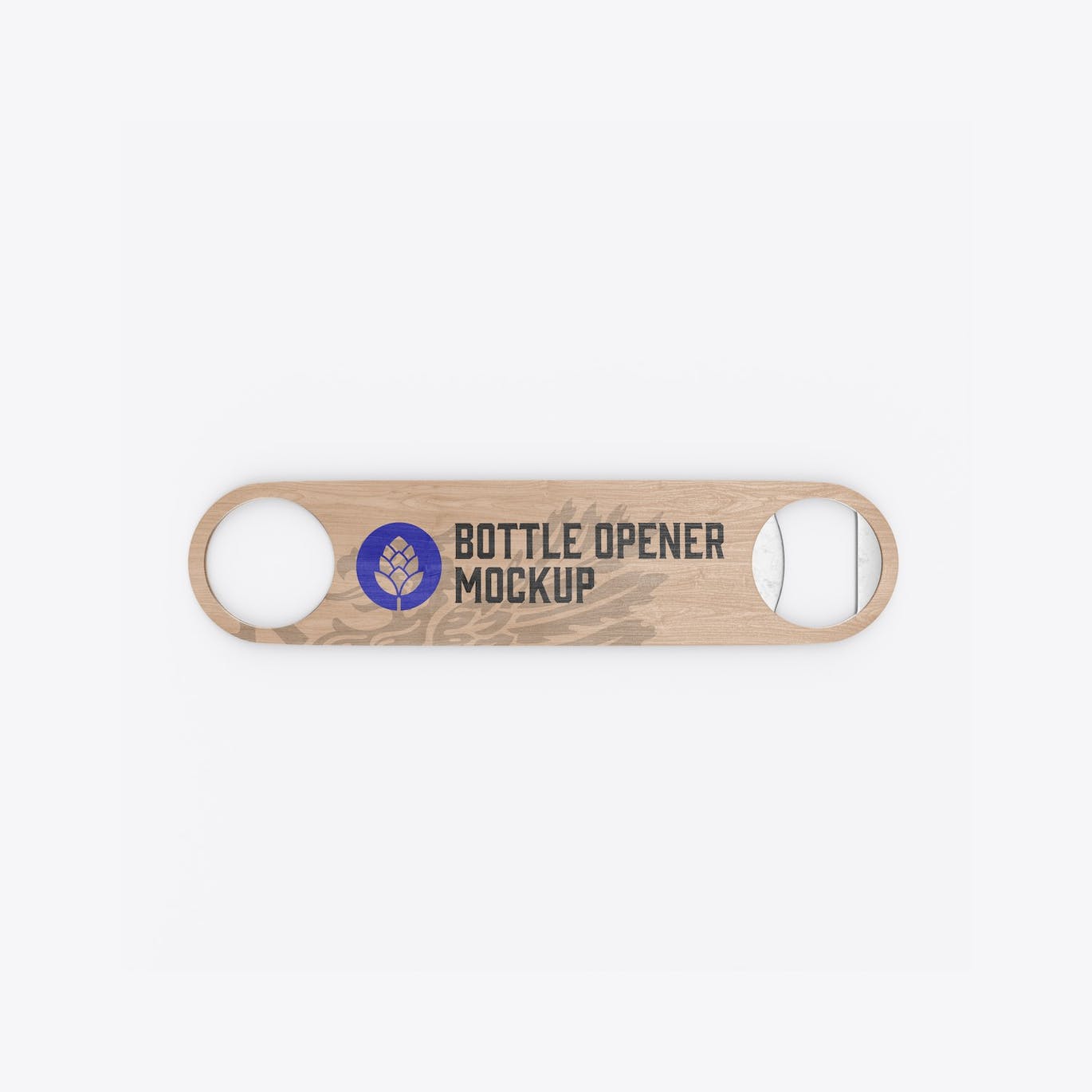 木制开瓶器/开瓶匙包装设计样机 Set Wooden Opener Mockup 样机素材 第13张