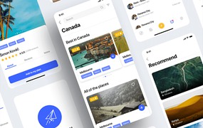 旅程分享App用户界面套件