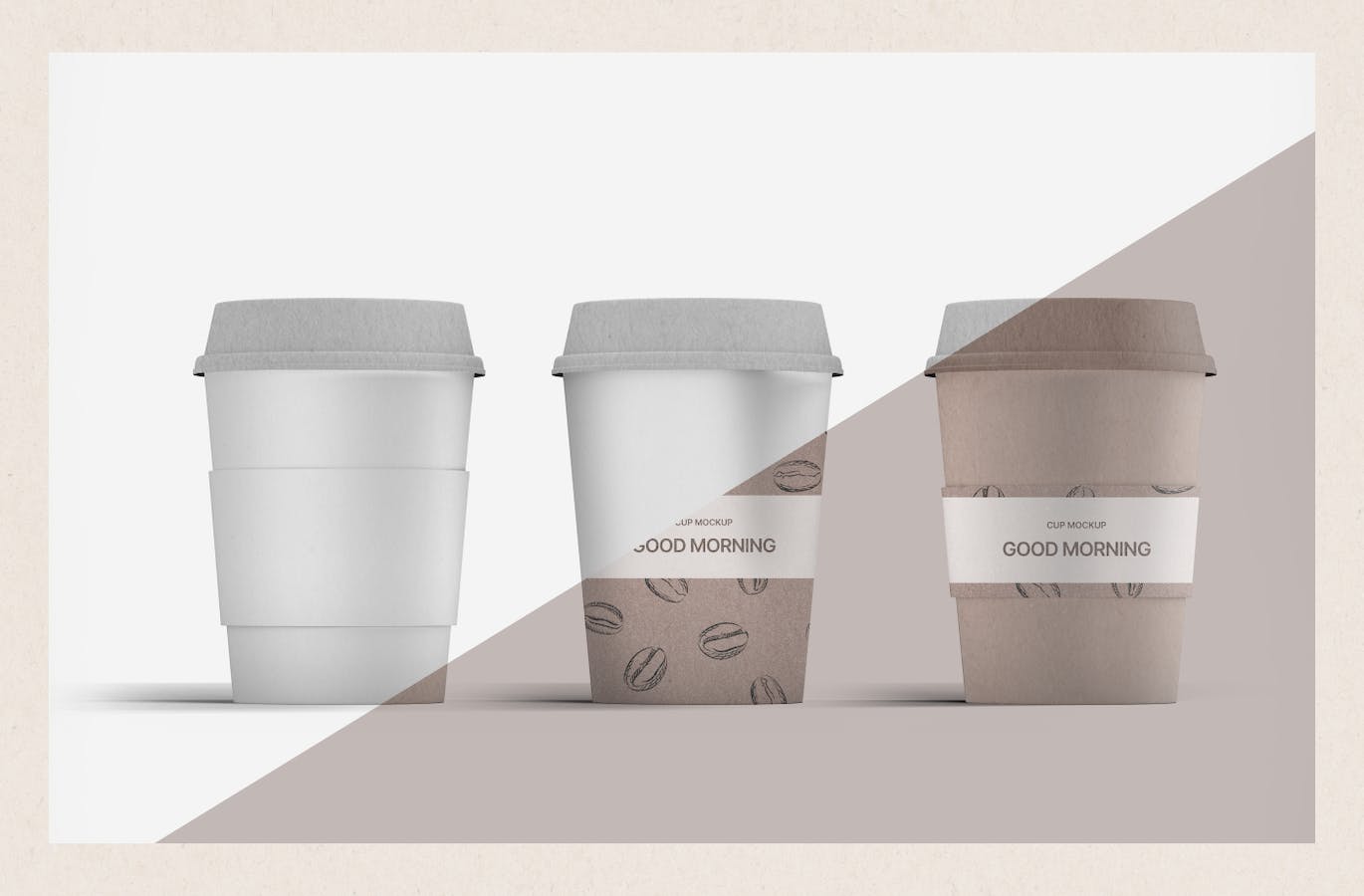 纸杯咖啡杯设计样机 Paper Cup Mockups 样机素材 第2张