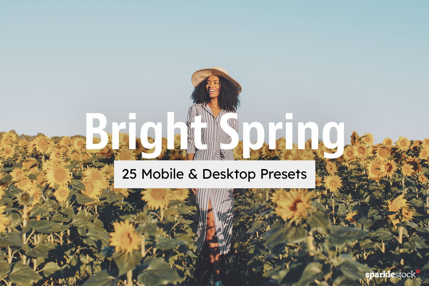 春季照片拍摄后期调色LR预设 25 Bright Spring Lightroom Presets and LUTs 插件预设 第1张