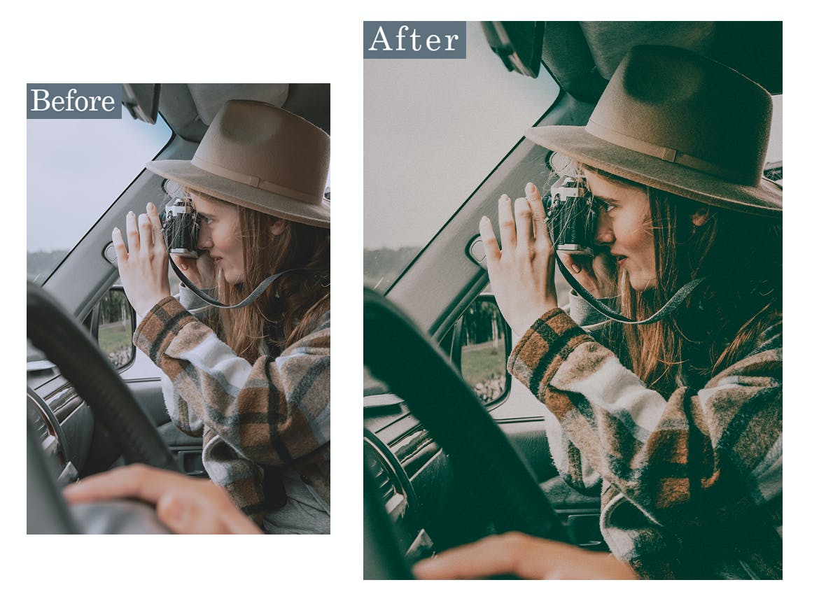 自驾旅行摄影照片处理PS动作 Road Trip Photoshop Actions 插件预设 第5张