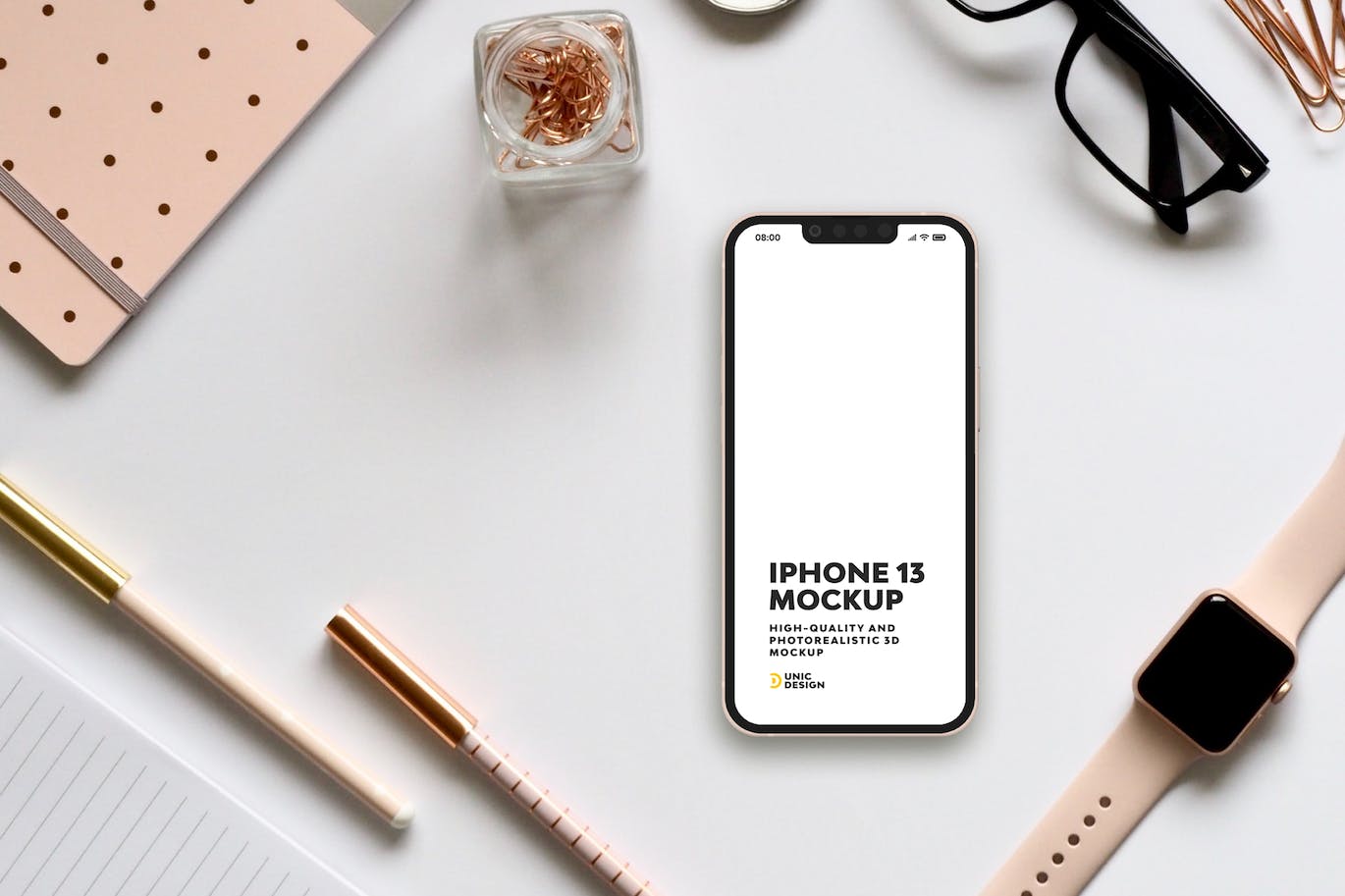 iPhone 13苹果手机样机 iPhone 13 Mockup 样机素材 第1张