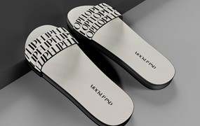 拖鞋品牌设计样机 Sandals Mockup