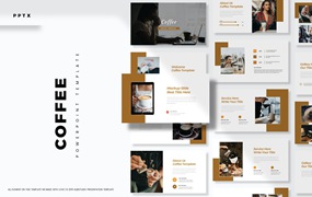 咖啡文化演示文稿PPT模板 Coffee – Powerpoint Template