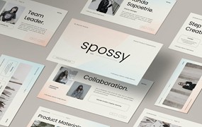 品牌产品PPT设计模板 Spossy Brand Product Presentation Powerpoint