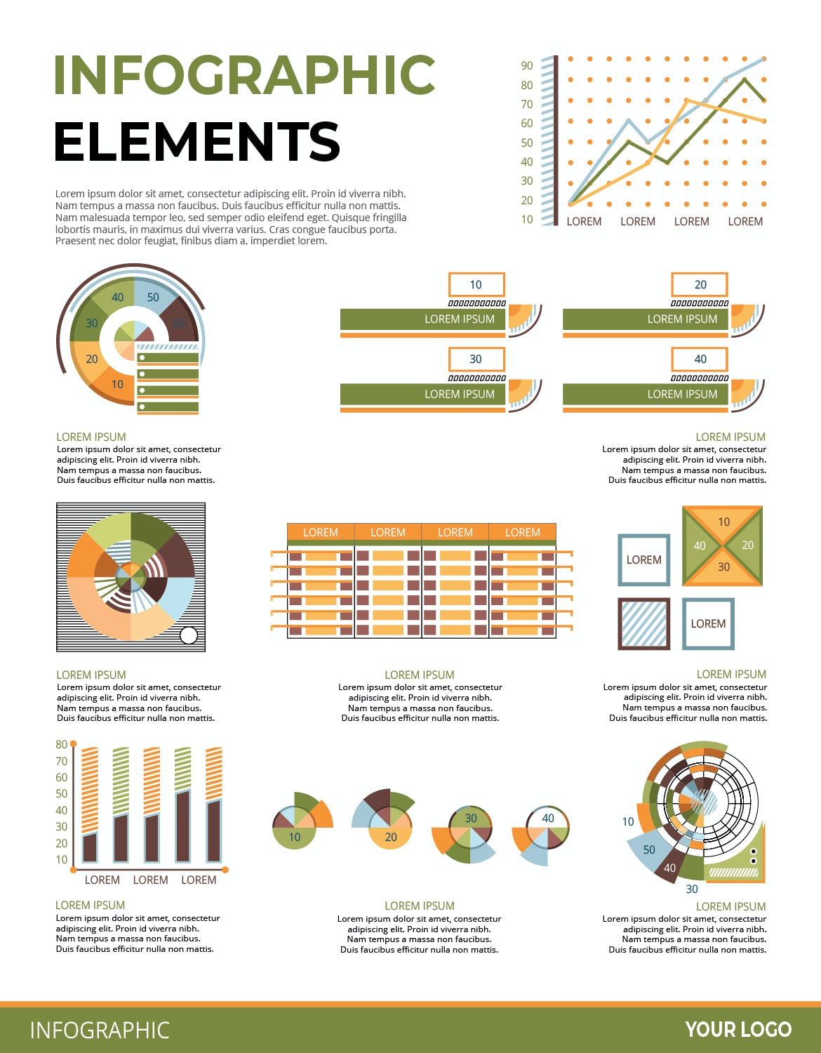 可视化数据信息图表元素素材v135 Infographic Elements Ver. 135 幻灯图表 第3张