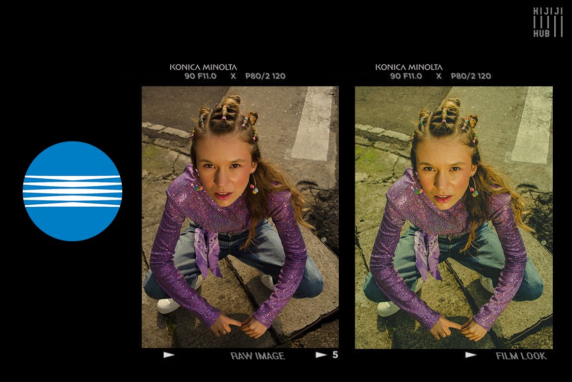高仿美能达x300相机胶卷风格街拍LR预设 Kijiji Hub MINOLTA X-300 Film Look Presets 插件预设 第5张