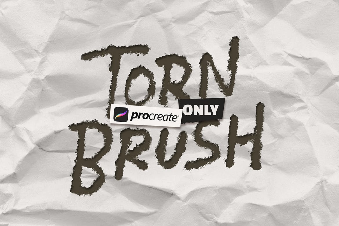 撕纸Procreate笔刷 Procreate Torn Brushes 笔刷资源 第6张