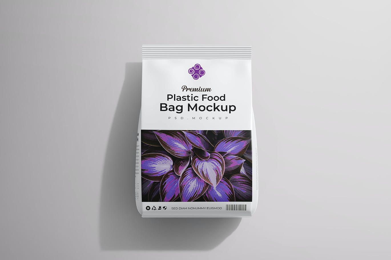 哑光塑料食品包装袋PSD样机 Matte Plastic Food Packaging Bag PSD Mockup 样机素材 第11张