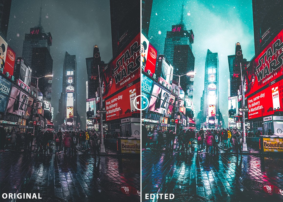 15个潮流复古赛博朋克夜景街拍霓虹灯Lightroom预设 Neon Light Lightroom Presets 插件预设 第15张