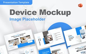 设备样机PPT创意模板 Device Mockup PowerPoint Template