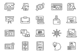 商业贸易矢量图标 Trade Vector Icons Part 03