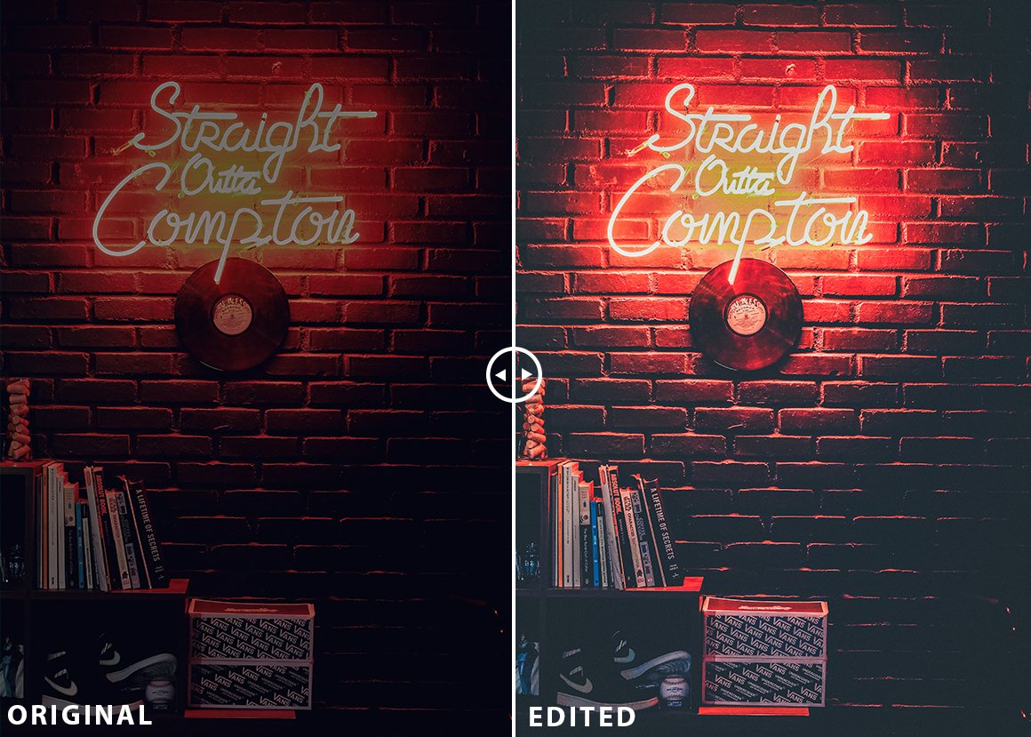 15个潮流复古赛博朋克夜景街拍霓虹灯Lightroom预设 Neon Light Lightroom Presets 插件预设 第13张