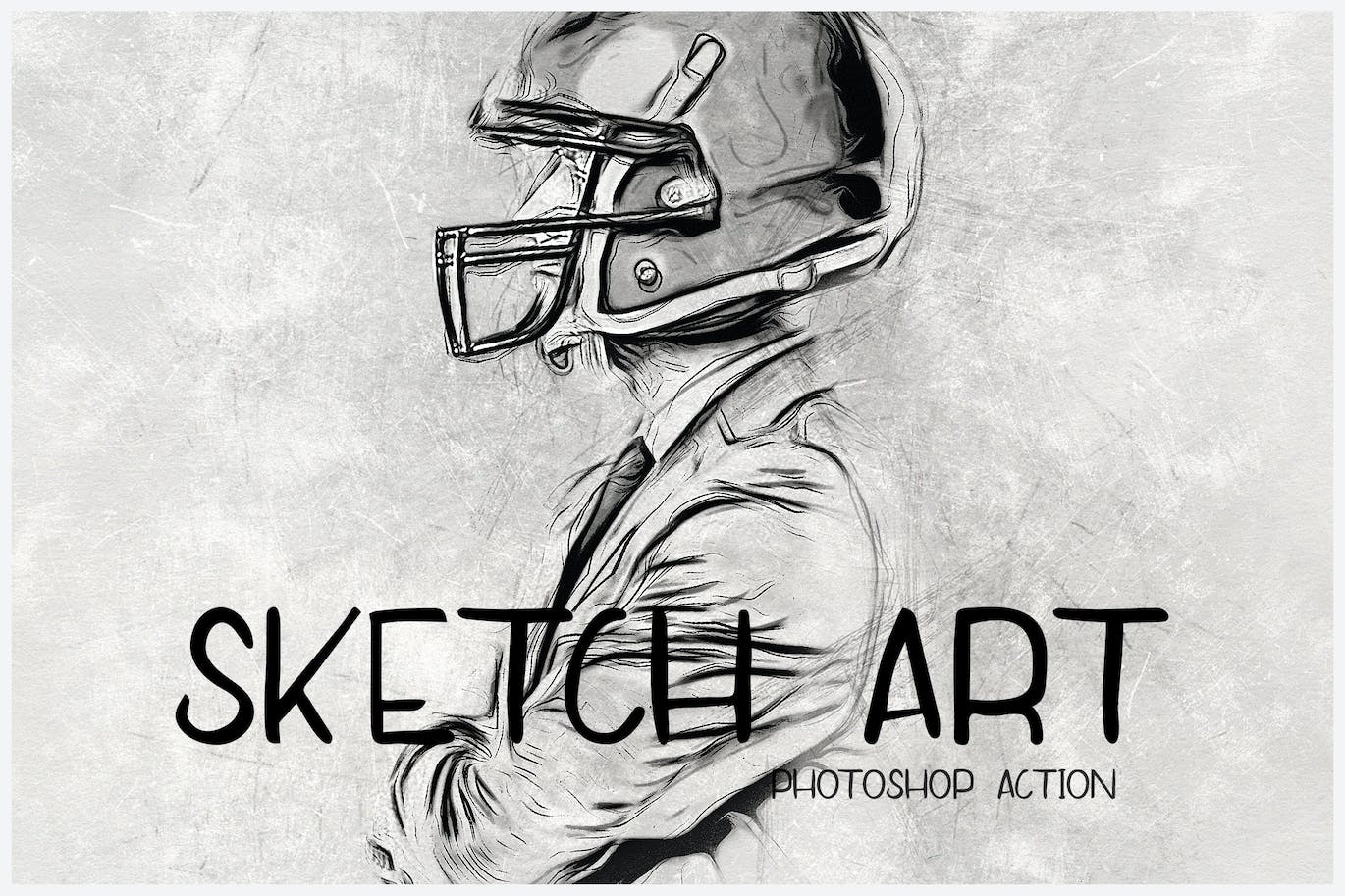 素描艺术效果照片处理Photoshop动作 SketchArt – Photoshop Action 插件预设 第1张