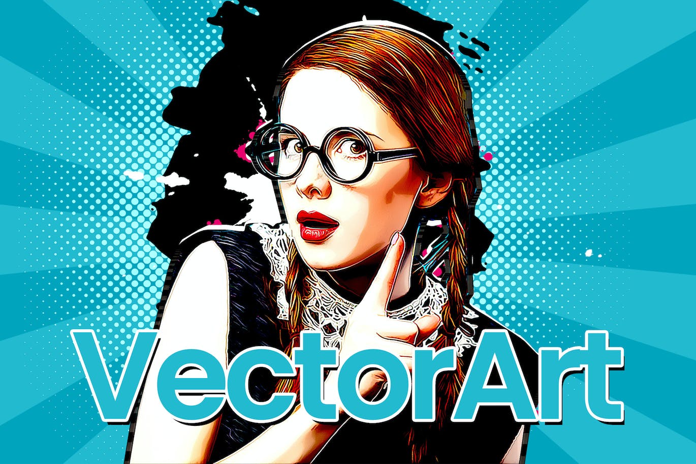 矢量艺术照片处理效果PS动作模板 VectorArt – Photoshop Action 插件预设 第1张